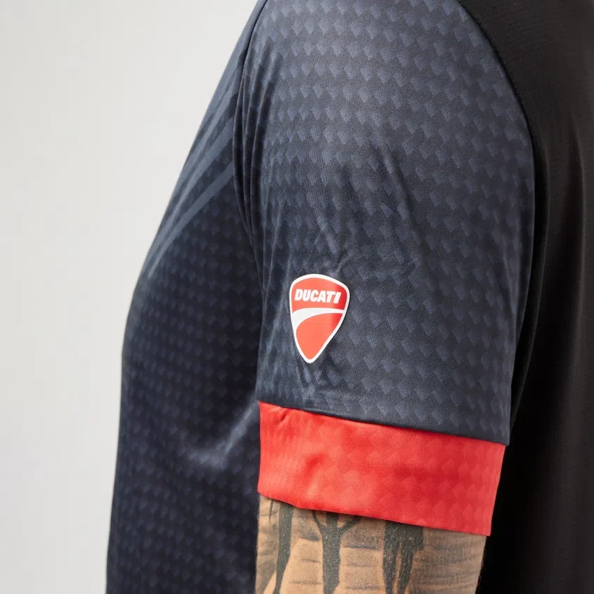 Camisas de padel preta Macron X Ducati Camisas de padel preta Macron X Ducati