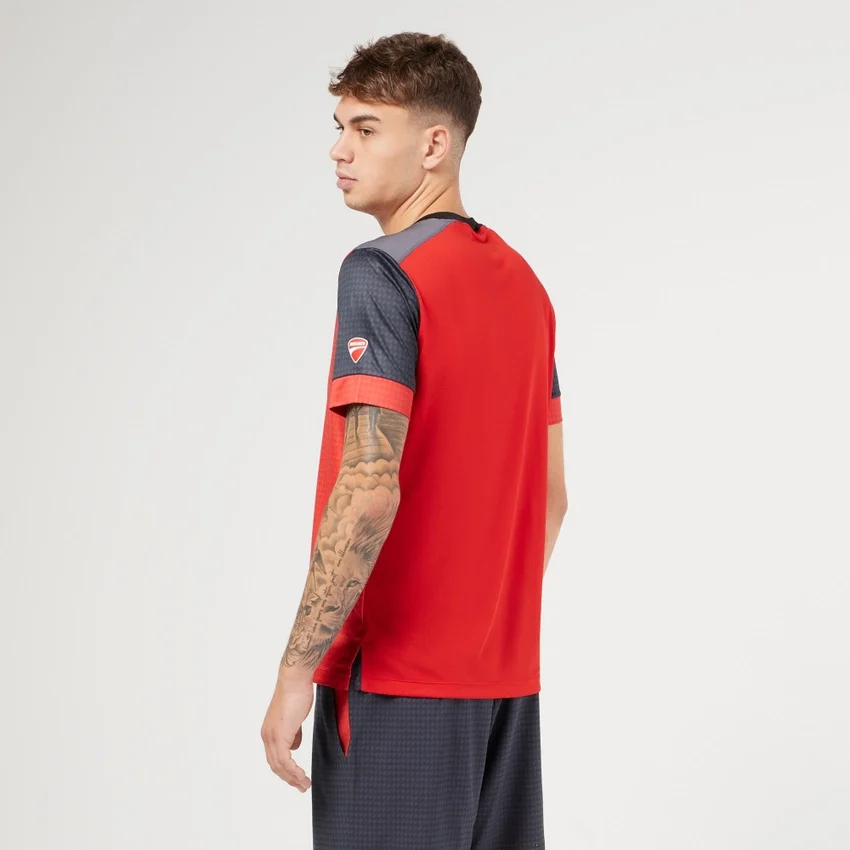Camisas de Padel Vermelhas Macron X Ducati Camisas de Padel Vermelhas Macron X Ducati