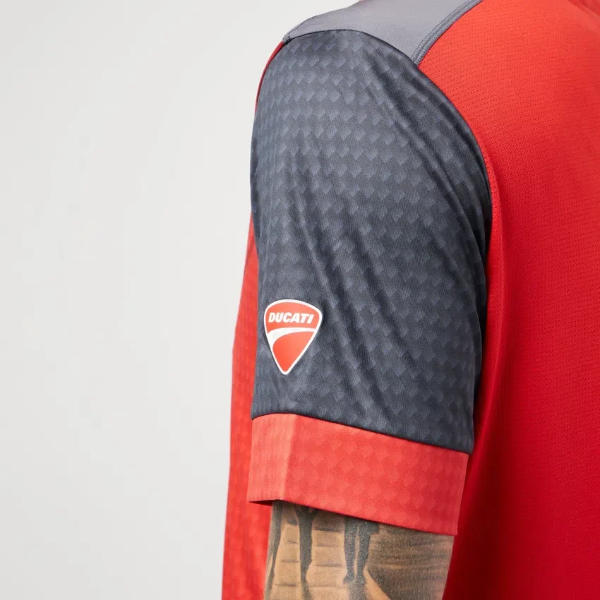 Camisas de Padel Vermelhas Macron X Ducati Camisas de Padel Vermelhas Macron X Ducati