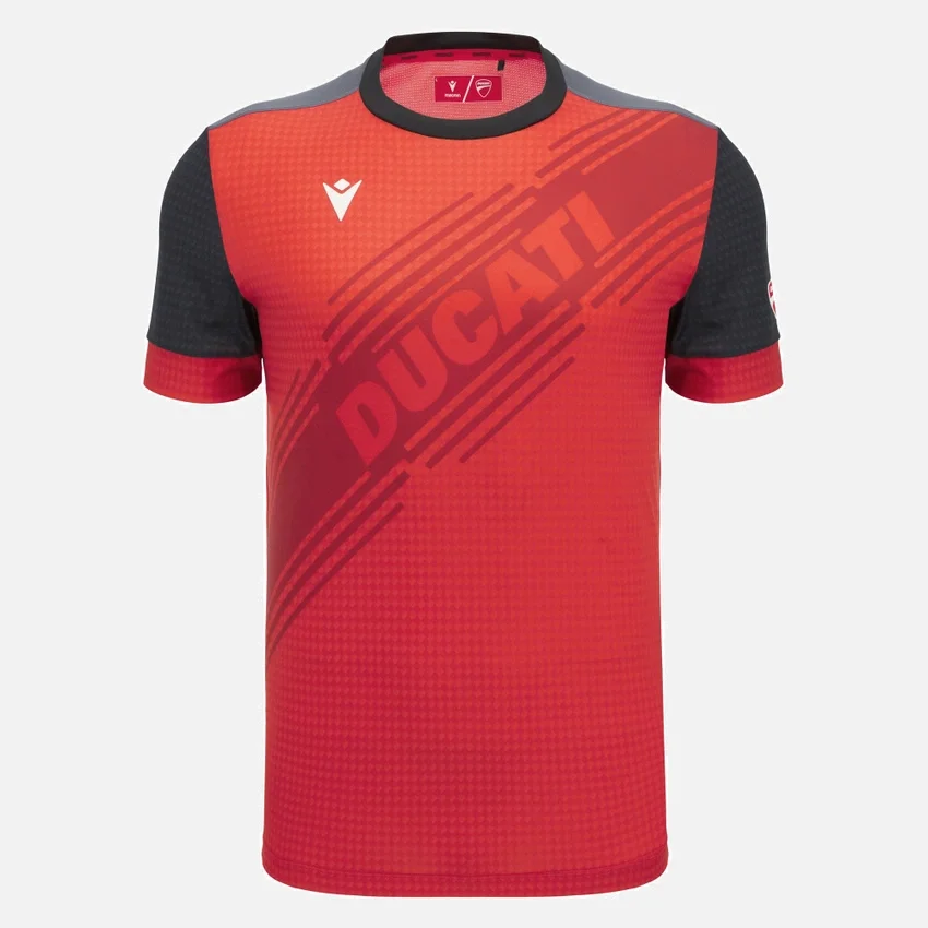 Camisas de Padel Vermelhas Macron X Ducati Camisas de Padel Vermelhas Macron X Ducati
