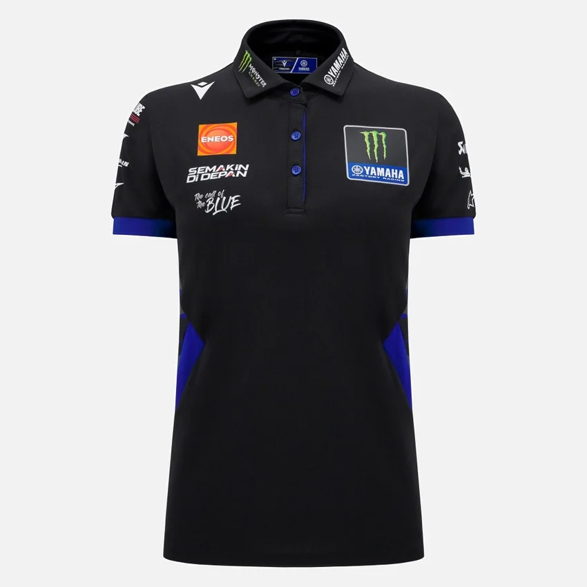 Camisas de polo femininas Yamaha Factory Racing 2025 Camisas de polo femininas Yamaha Factory Racing 2025