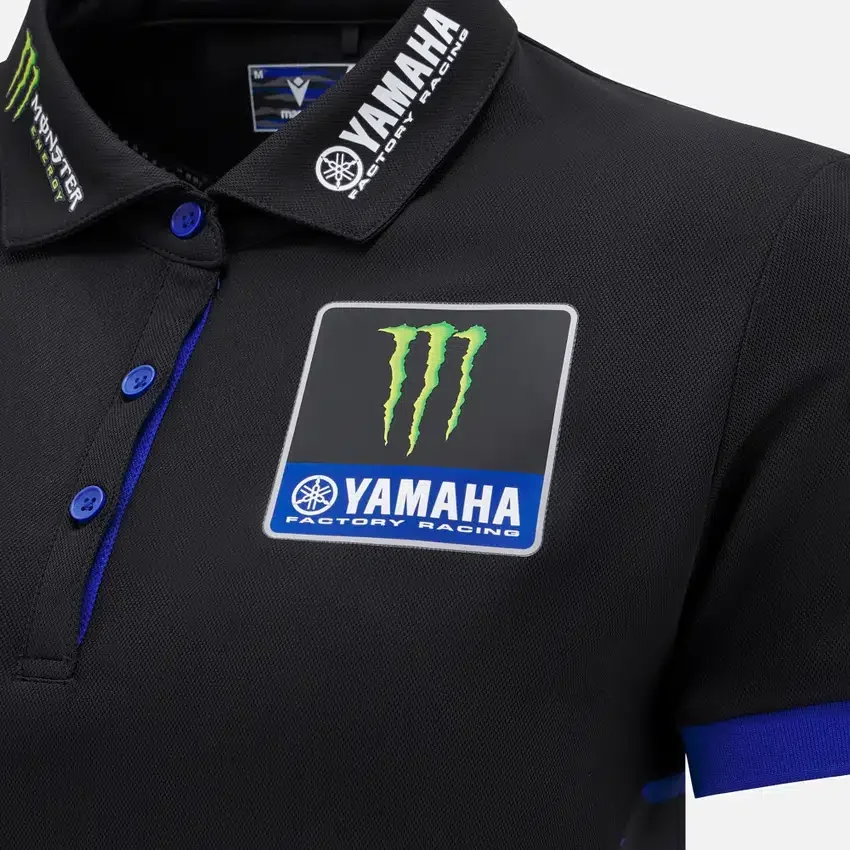 Camisas de polo femininas Yamaha Factory Racing 2025 Camisas de polo femininas Yamaha Factory Racing 2025