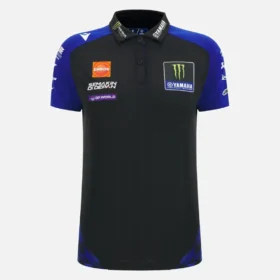 Camisas de polos réplica da equipa feminina Monster Energy Yamaha MotoGP 2026 Camisas de polos réplica da equipa feminina Monster Energy Yamaha MotoGP 2026