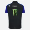 Camisas de Polos Réplica da Equipa Masculina Monster Energy Yamaha MotoGP 2026 Camisas de Polos Réplica da Equipa Masculina Monster Energy Yamaha MotoGP 2026