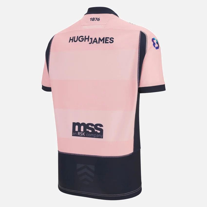 Camisas de réplica do Cardiff Rugby 2025/26 para jogos fora Camisas de réplica do Cardiff Rugby 2025/26 para jogos fora