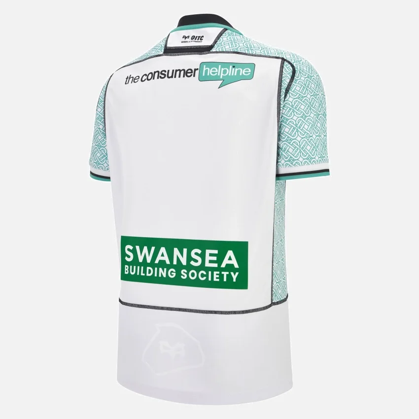 Camisas de réplica fora de casa dos Ospreys 2025/26 Camisas de réplica fora de casa dos Ospreys 2025/26