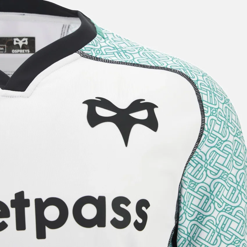 Camisas de réplica fora de casa dos Ospreys 2025/26 Camisas de réplica fora de casa dos Ospreys 2025/26