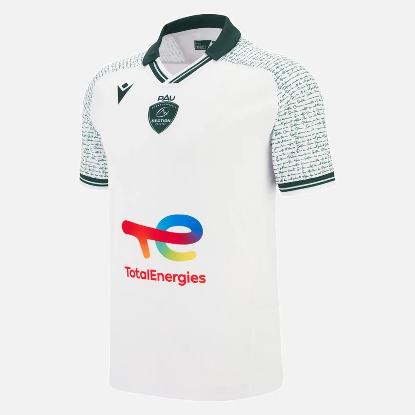 Camisas de réplica para adulto da Section Paloise 2025/26 (jogo fora) Camisas de réplica para adulto da Section Paloise 2025/26 (jogo fora)