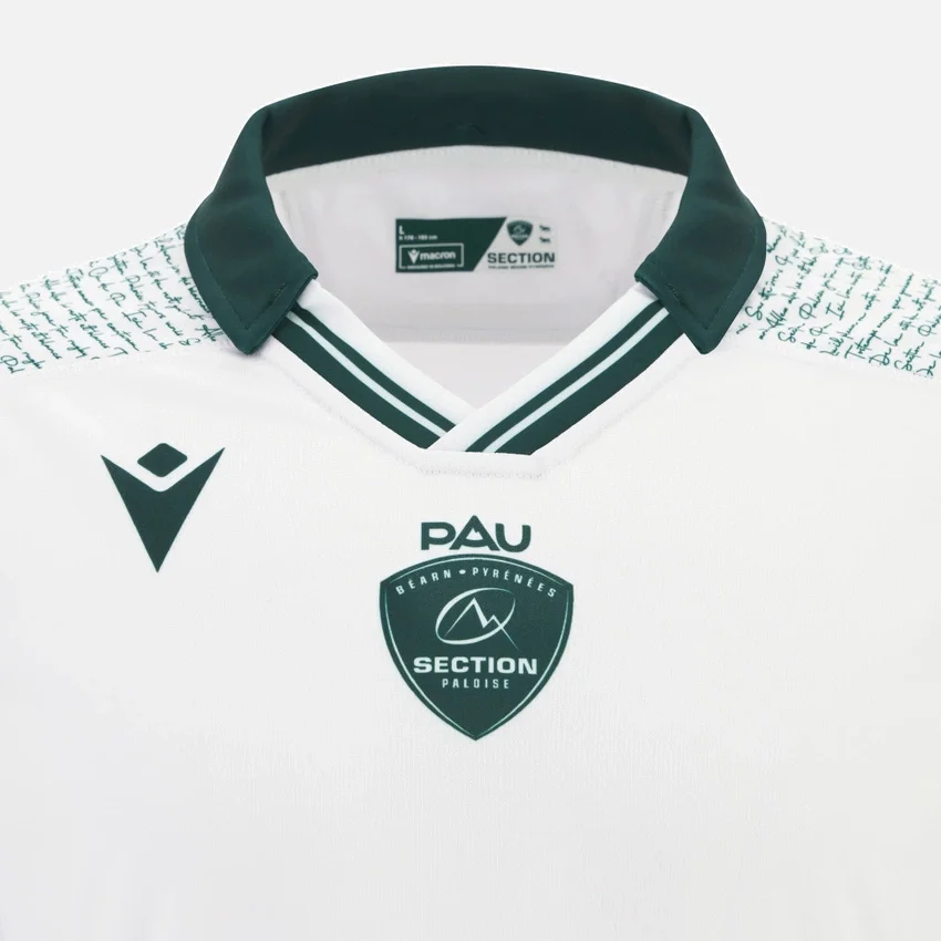 Camisas de réplica para adulto da Section Paloise 2025/26 (jogo fora) Camisas de réplica para adulto da Section Paloise 2025/26 (jogo fora)