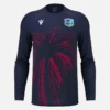 Camisas de treino de manguitos compridos para adultos West Indies Cricket 2025/26 Camisas de treino de manguitos compridos para adultos West Indies Cricket 2025/26