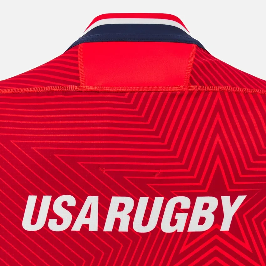 Camisas de treino de râguebi para adultos USA Rugby 2024/25 Camisas de treino de râguebi para adultos USA Rugby 2024/25