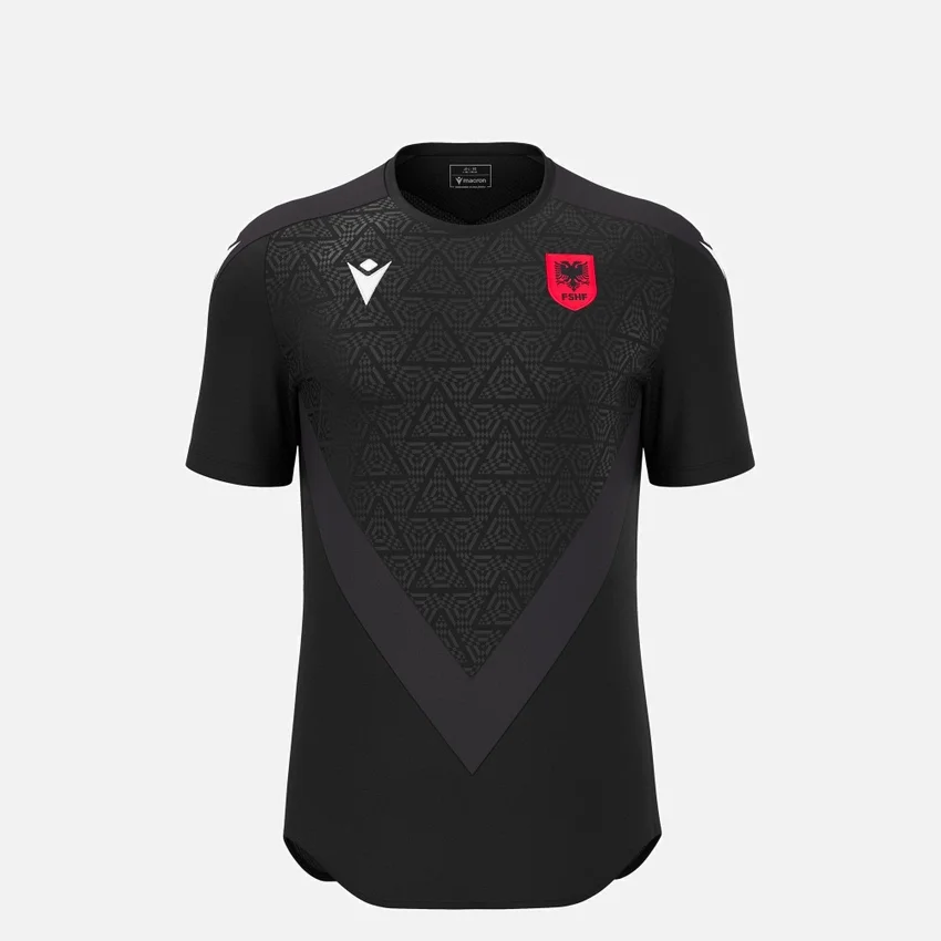 Camisas de treino júnior da Seleção Nacional da Albânia FSHF 2026/27 Camisas de treino júnior da Seleção Nacional da Albânia FSHF 2026/27