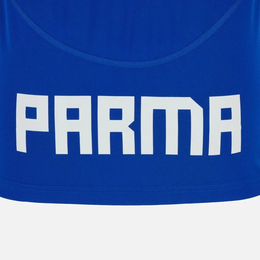 Camisas de treino júnior Zebre Parma 2025/26 azul royal/amarela Camisas de treino júnior Zebre Parma 2025/26 azul royal/amarela