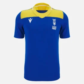 Camisas de treino para adultos Zebre Parma 2025/26 azul real/amarela Camisas de treino para adultos Zebre Parma 2025/26 azul real/amarela