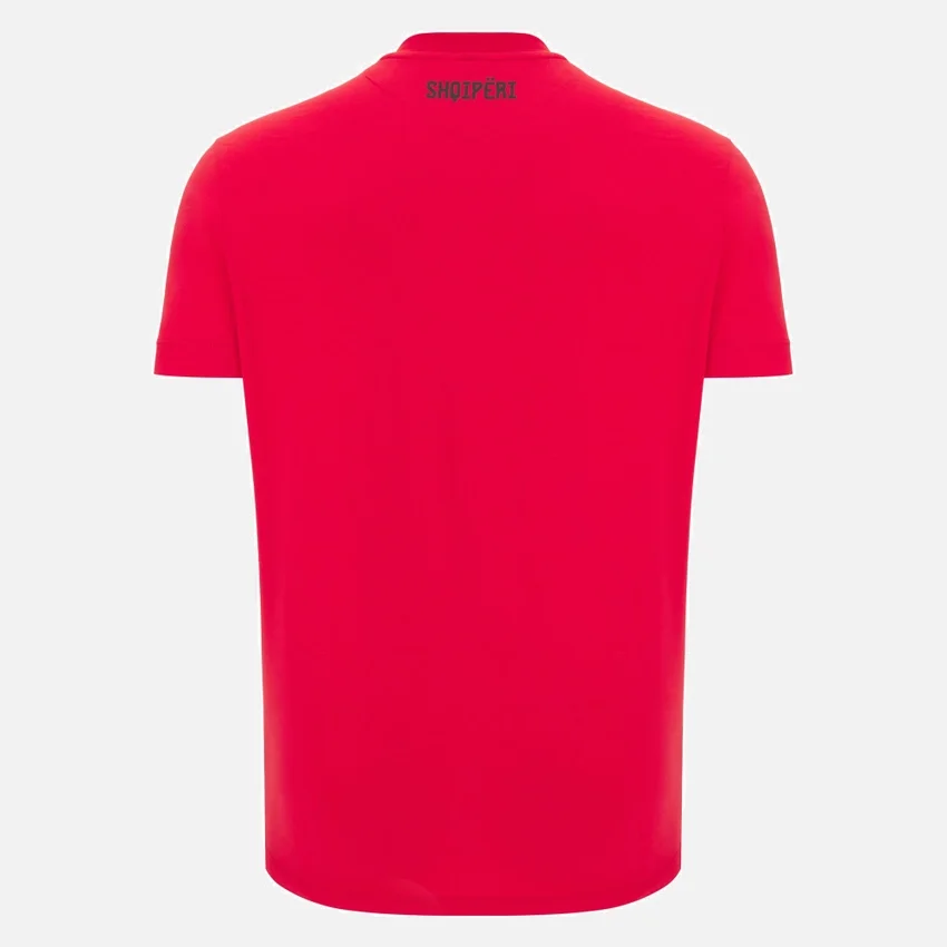 Camisas de treino vermelhas Athleisure da Seleção Nacional da Albânia FSHF 2026/27 Homem Camisas de treino vermelhas Athleisure da Seleção Nacional da Albânia FSHF 2026/27 Homem