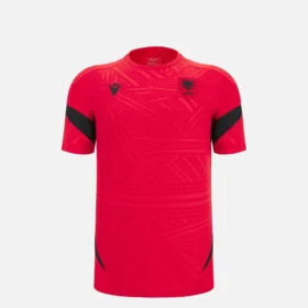 Camisas de treino vermelhas júniores da Seleção Nacional da Albânia FSHF 2026/27 Camisas de treino vermelhas júniores da Seleção Nacional da Albânia FSHF 2026/27