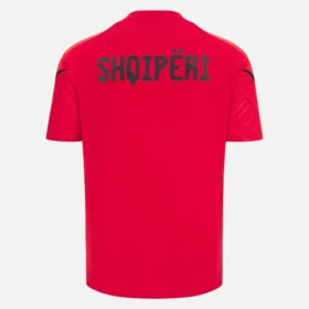 Camisas de treino vermelhas para adultos da Seleção Nacional da Albânia FSHF 2026/27 Camisas de treino vermelhas para adultos da Seleção Nacional da Albânia FSHF 2026/27
