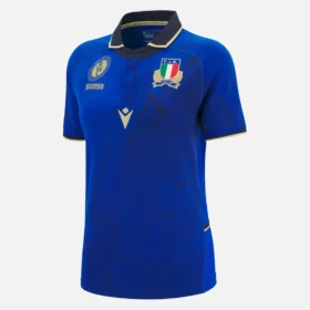 Camisas femininas justas WRWC 2025 Italia Rugby Home