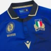 Camisas femininas justas WRWC 2025 Italia Rugby Home