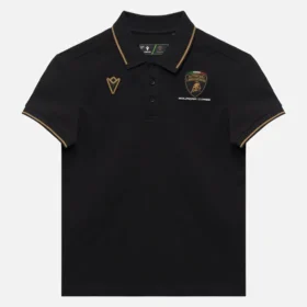 Camisas infantis pretas da Automobili Lamborghini Squadra Corse
