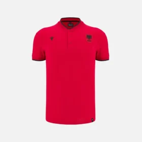 Camisas Polo Vermelhas de Viagem para Adultos da Seleção Nacional da Albânia FSHF 2026/27