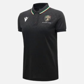 Camisas Preto Feminino Automobili Lamborghini Squadra Corse