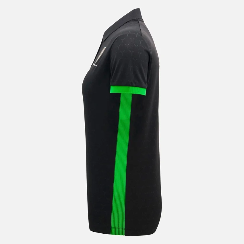 Camisas Preto Feminino Automobili Lamborghini Squadra Corse Camisas Preto Feminino Automobili Lamborghini Squadra Corse