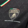 Camisas Preto Feminino Automobili Lamborghini Squadra Corse Camisas Preto Feminino Automobili Lamborghini Squadra Corse