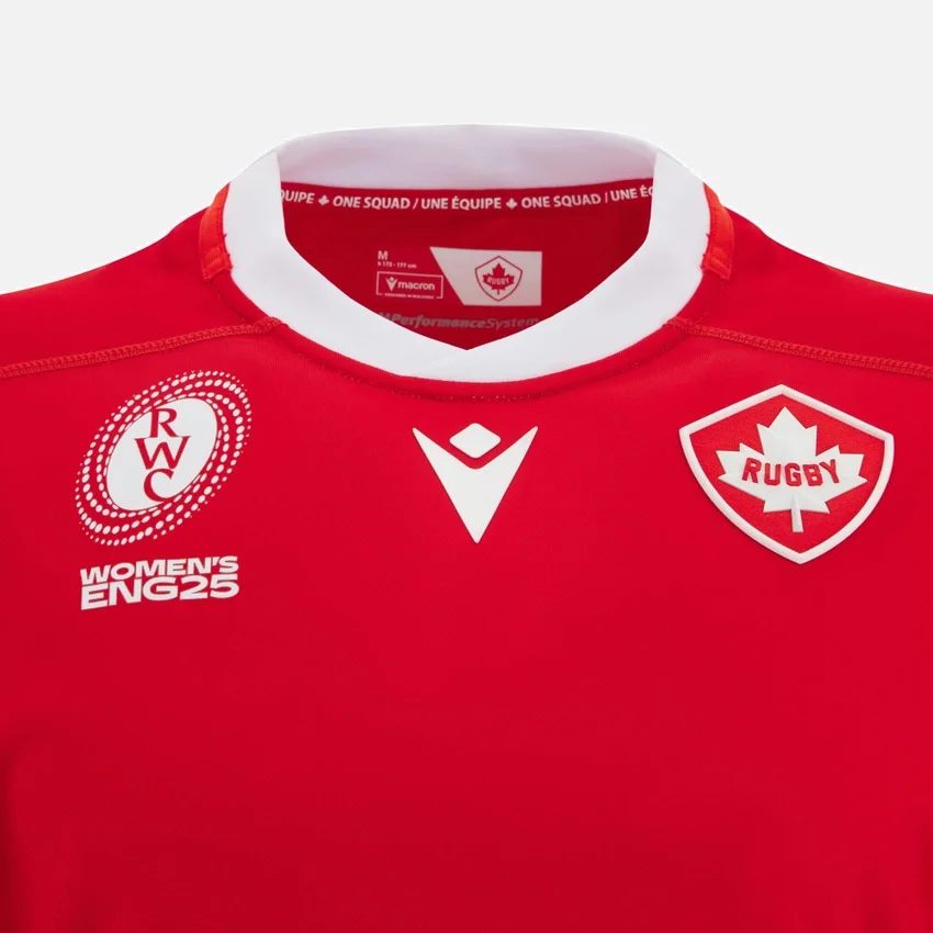 Camisas Replica Femeninas de Rugby do Canadá WRWC 2025 Camisas Replica Femeninas de Rugby do Canadá WRWC 2025