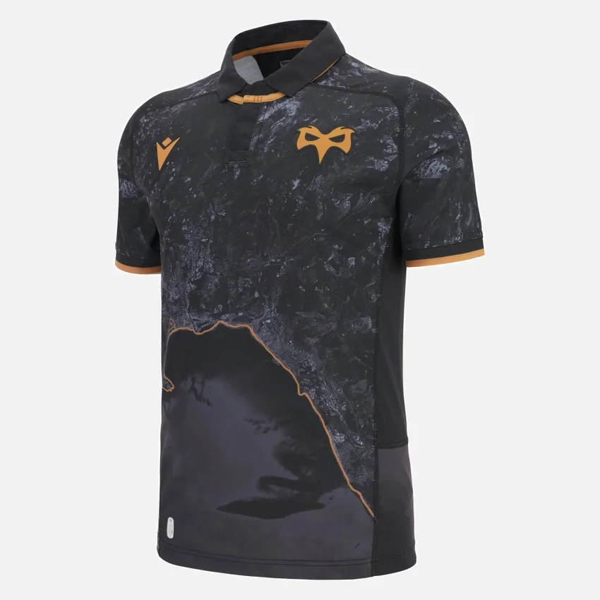 Camisas réplica da equipa da casa dos Ospreys 2025/26 Camisas réplica da equipa da casa dos Ospreys 2025/26