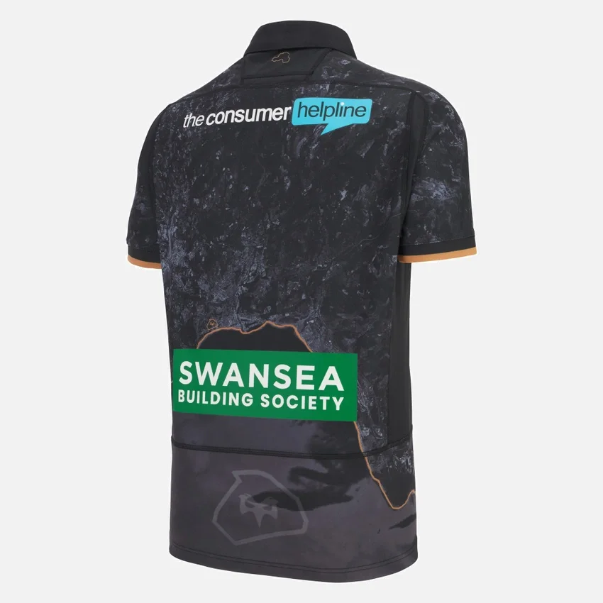 Camisas réplica da equipa da casa dos Ospreys 2025/26 Camisas réplica da equipa da casa dos Ospreys 2025/26