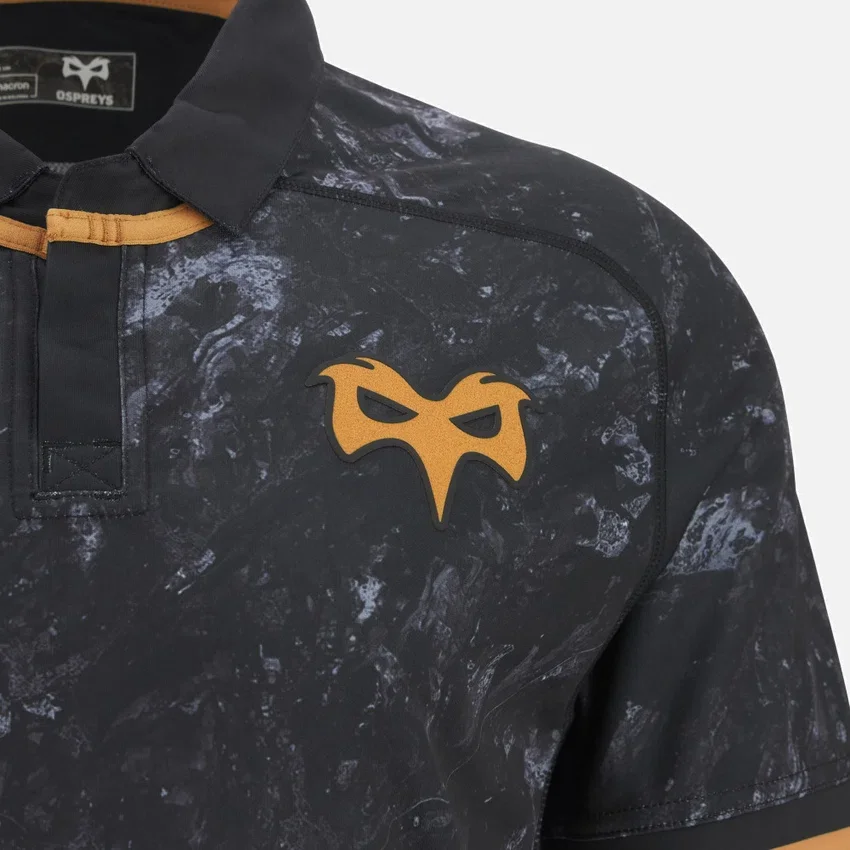 Camisas réplica da equipa da casa dos Ospreys 2025/26 Camisas réplica da equipa da casa dos Ospreys 2025/26