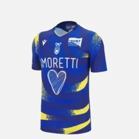 Camisas réplica de casa júnior do Zebre Parma 2025/26