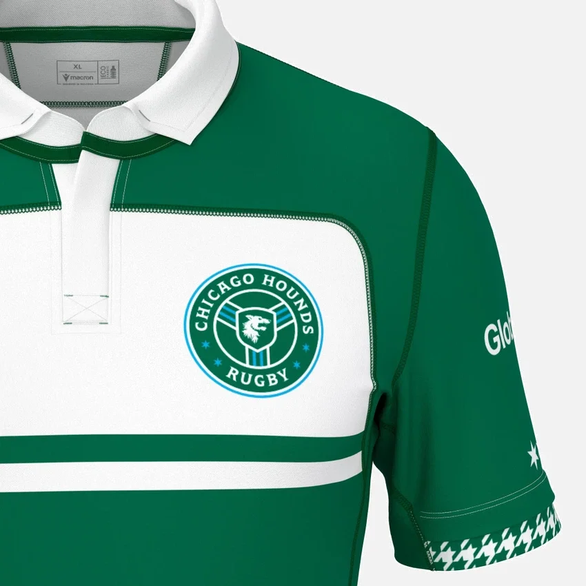 Camisas réplica de jogo em casa dos Chicago Hounds 2024/25 para adultos Camisas réplica de jogo em casa dos Chicago Hounds 2024/25 para adultos