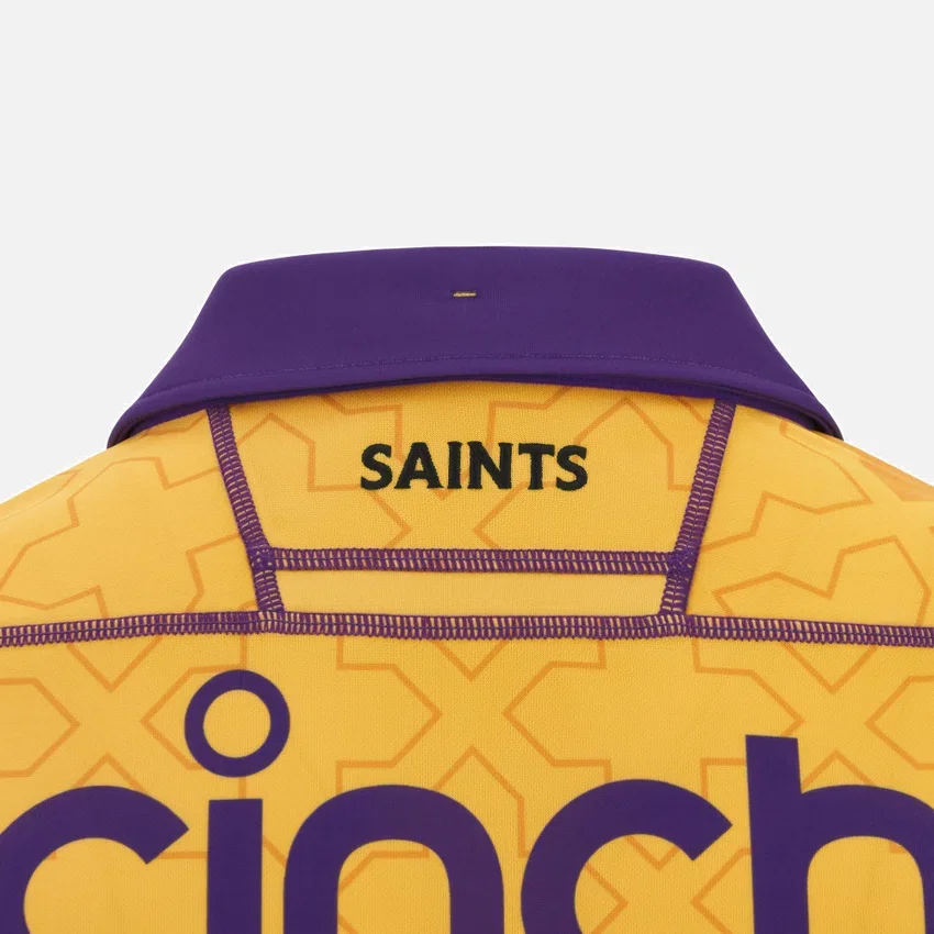 Camisas réplica de poliéster para adultos Northampton Saints 2025/26 (jogo fora) Camisas réplica de poliéster para adultos Northampton Saints 2025/26 (jogo fora)