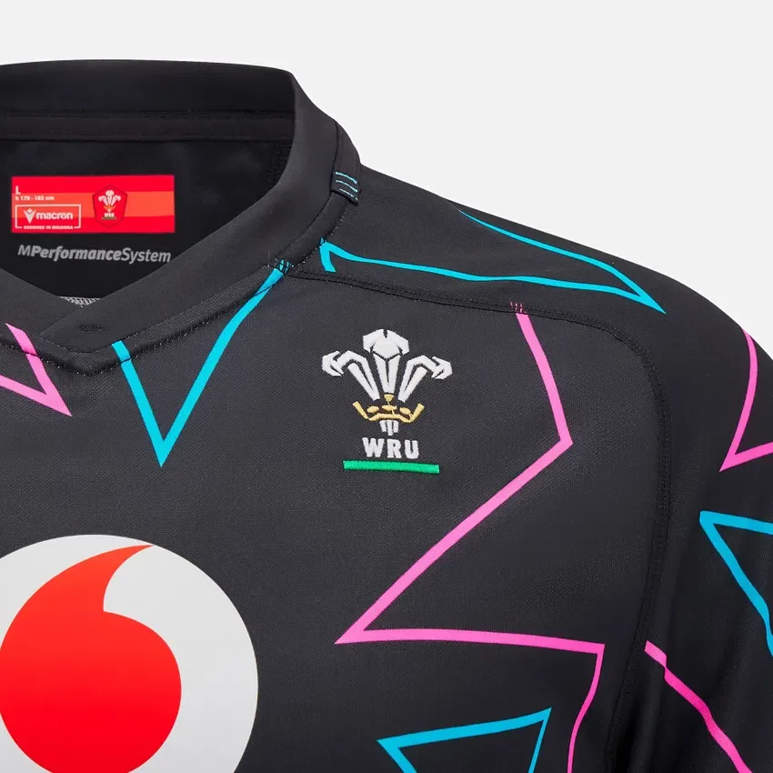 Camisas réplica do Welsh Rugby 2025/26 para jogos fora de casa Camisas réplica do Welsh Rugby 2025/26 para jogos fora de casa