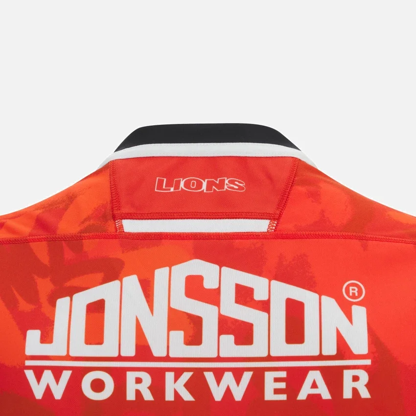 Camisas réplica em poliéster para adulto Lions Rugby 2025/26 Camisas réplica em poliéster para adulto Lions Rugby 2025/26