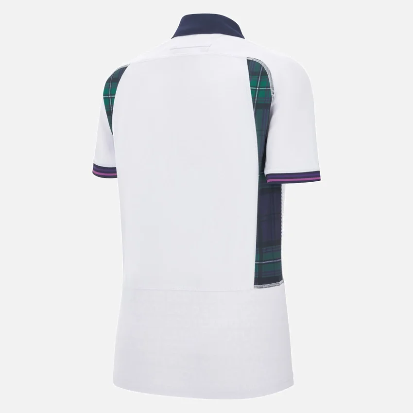 Camisas réplica femininas da seleção escocesa de râguebi para jogos fora de casa no WRWC 2025/26 Camisas réplica femininas da seleção escocesa de râguebi para jogos fora de casa no WRWC 2025/26