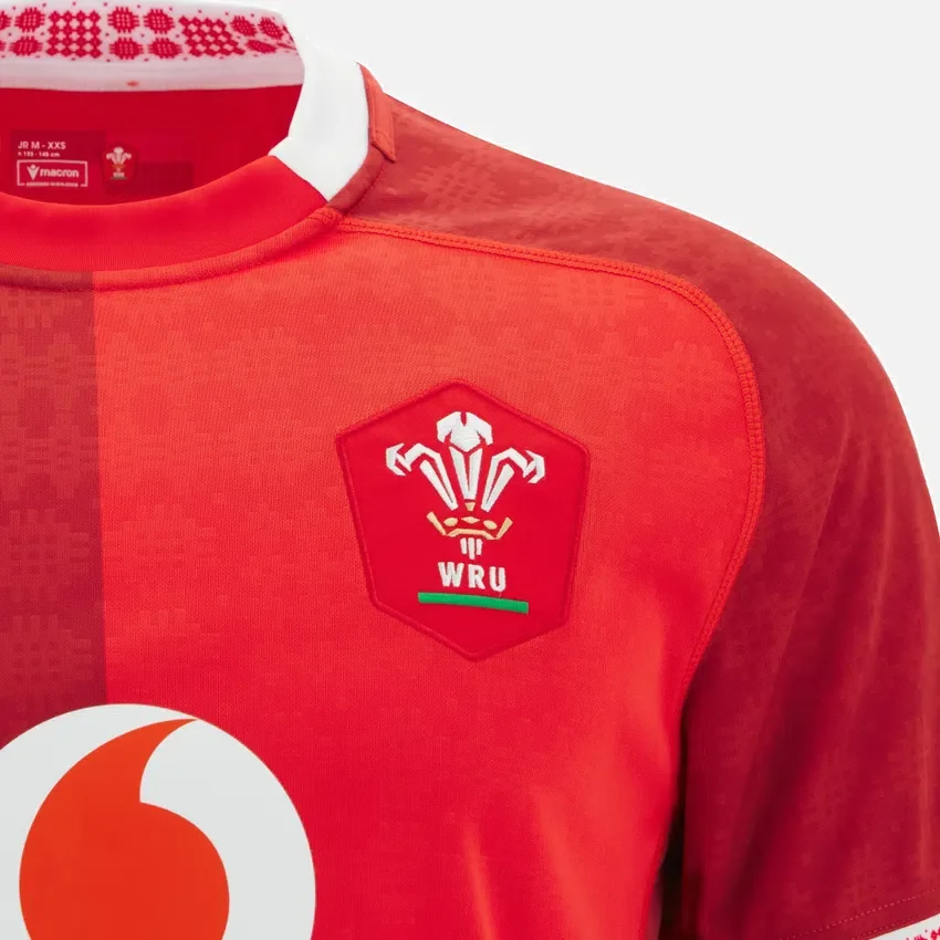 Camisas réplica júnior da seleção de râguebi do País de Gales 2025/26 Camisas réplica júnior da seleção de râguebi do País de Gales 2025/26
