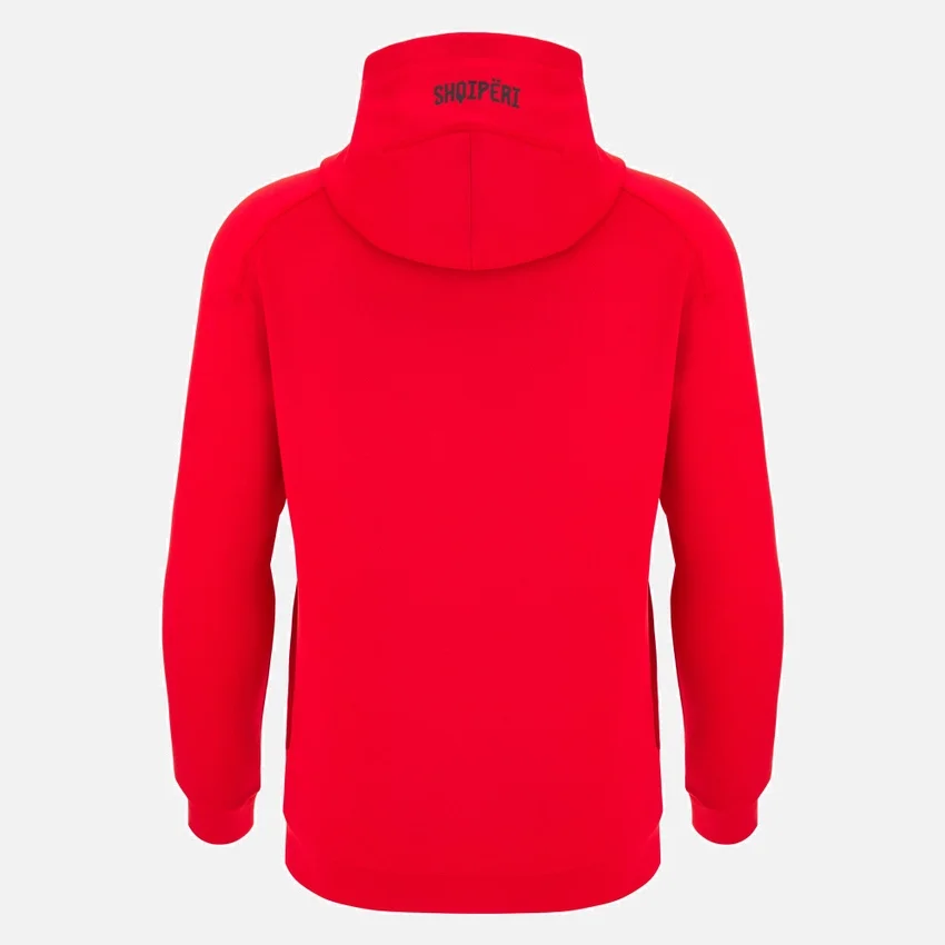 Camisola com capuz e fecho completo da Seleção Nacional da Albânia FSHF 2026/27 Camisola com capuz e fecho completo da Seleção Nacional da Albânia FSHF 2026/27