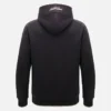 Camisola com capuz e fecho completo tricolor preta para homem da Automobili Lamborghini Squadra Corse Camisola com capuz e fecho completo tricolor preta para homem da Automobili Lamborghini Squadra Corse