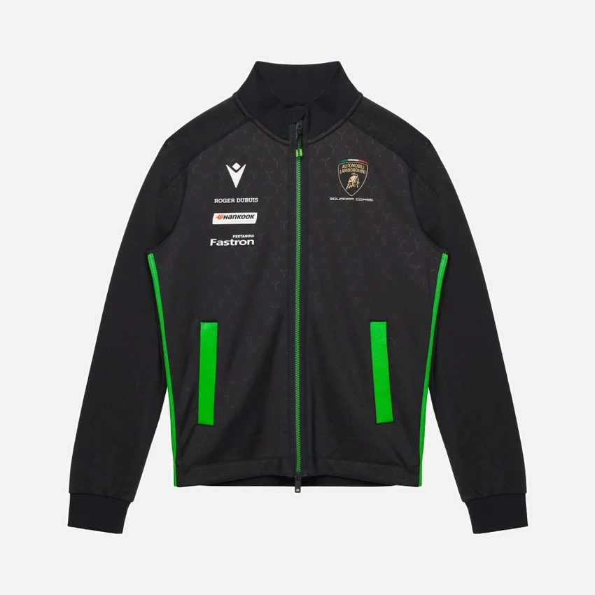 Camisola com fecho completo para criança da Automobili Lamborghini Squadra Corse Camisola com fecho completo para criança da Automobili Lamborghini Squadra Corse
