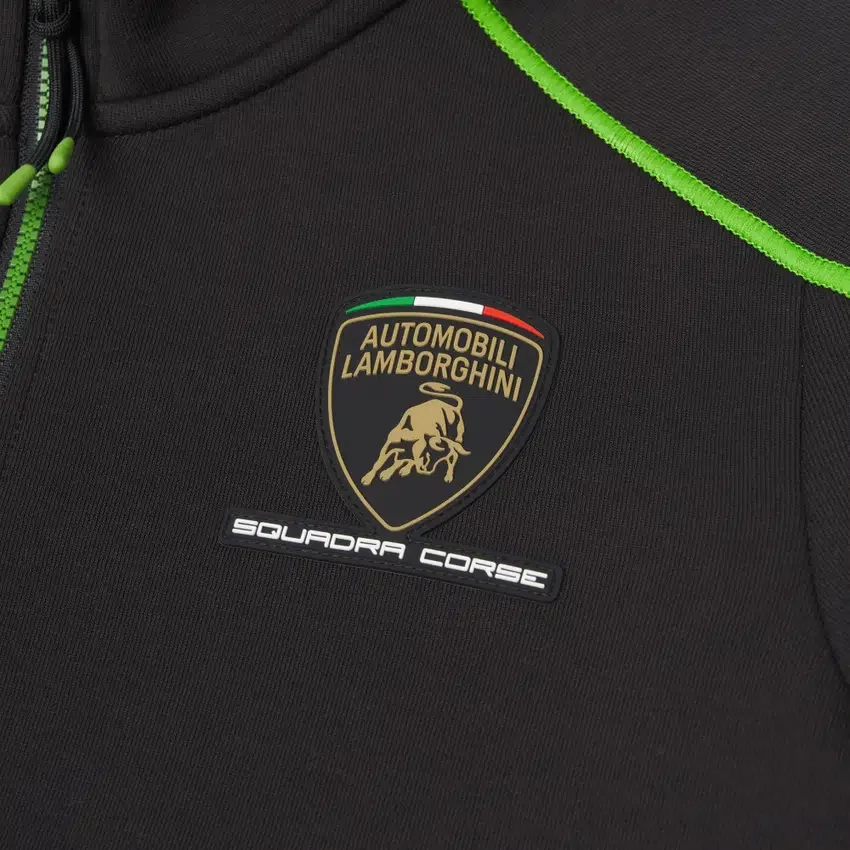 Camisola com fecho completo para criança da Automobili Lamborghini Squadra Corse Camisola com fecho completo para criança da Automobili Lamborghini Squadra Corse