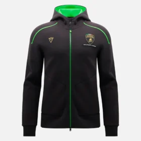 Camisola com fecho completo para homem da Automobili Lamborghini Squadra Corse Camisola com fecho completo para homem da Automobili Lamborghini Squadra Corse
