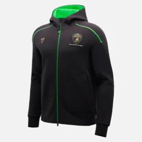 Camisola com fecho completo para homem da Automobili Lamborghini Squadra Corse Camisola com fecho completo para homem da Automobili Lamborghini Squadra Corse