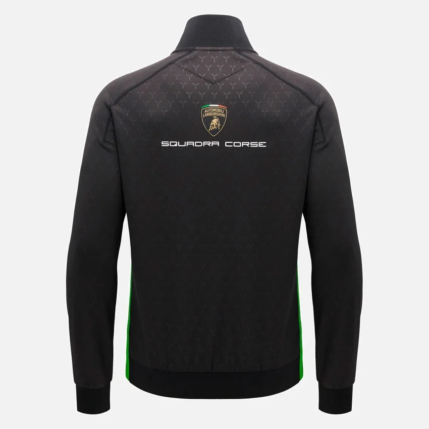 Camisola com fecho completo para homem da Automobili Lamborghini Squadra Corse Camisola com fecho completo para homem da Automobili Lamborghini Squadra Corse