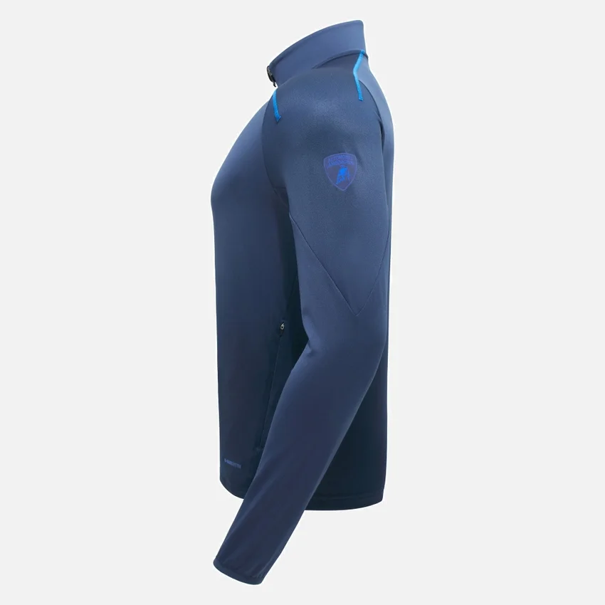 Camisola com fecho de 1/4 para homem da Automobili Lamborghini Camisola com fecho de 1/4 para homem da Automobili Lamborghini