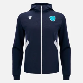 Camisola de aquecimento com fecho completo para adultos Uruguay Rugby 2025/26 Camisola de aquecimento com fecho completo para adultos Uruguay Rugby 2025/26