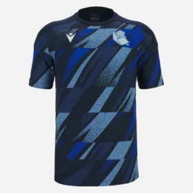 Camisola de aquecimento para adultos da Real Sociedad 2025/26