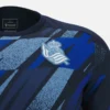 Camisola de aquecimento para adultos da Real Sociedad 2025/26 Camisola de aquecimento para adultos da Real Sociedad 2025/26